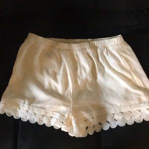 White shorts
